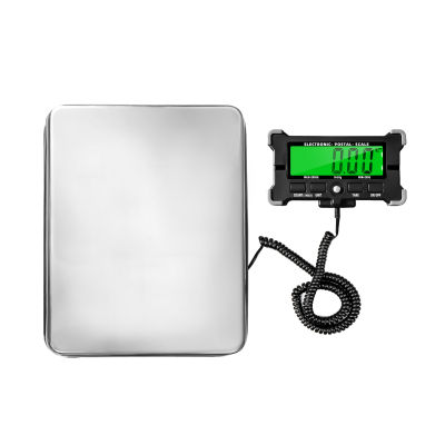 264 Lbs Electronic Postal Scale 10g Precision Integrated Stainless Steel Digital Scale with LCD Backlight Display Shipping Scales with Auto off/ Data Hold/ Tare/ Count