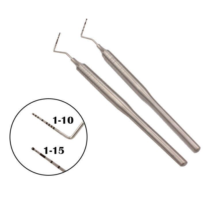 Dentist Dental Stainless Steel Dental Periodontal Probe With Scaler