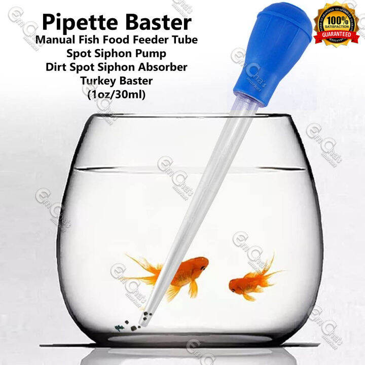 JTC Turkey Baster (Random Color) (30ml/1oz) Fish Food Feeder Tube (acc