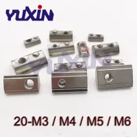 100Pcs/50PcsM3 M4 M5 M6 Roll in Spring T-Nut With Ball For Aluminum Extrusion With Profile 20 Series Aluminum Profile Spring Nut Hand Tool Parts Acces