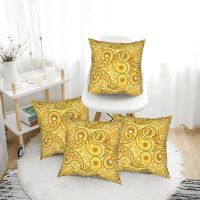 geometric Set of 4 Pillow Covers 45x45 Pillowcase Decorative Set Home Decorative Pillow Case Cushion Covers for Couch