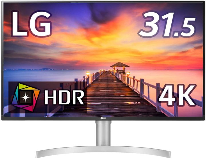 LG 32UN500-W 32 Inch UHD (3840 x 2160) VA Display with AMD