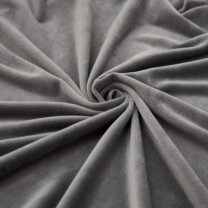 cloth-artist-ปลอกหมอนอิงโซฟากำมะหยี่-forroom-สีทึบหนานุ่มผ้าคลุมเตียงโซฟา