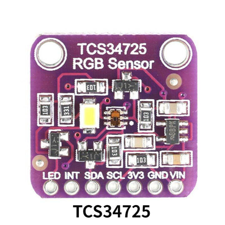 tcs34725การรับรู้สีเซ็นเซอร์โมดูลเซนเซอร์สีเซ็นเซอร์ไฟส่องสว่าง-rgb