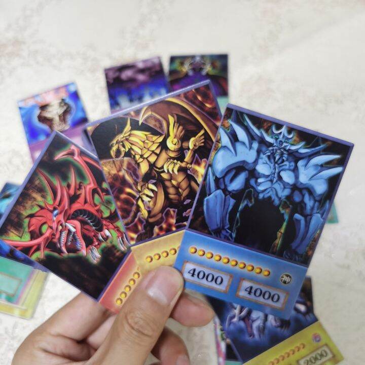 การ์ดสไตล์อนิเมะ-yu-gi-oh-100ชิ้นดวงตาสีฟ้าหมอผีสีดำ-exodia-obelisk-slifer-ra-ra-ra-yugioh-dm-พร็อกซี่การ์ดของขวัญสำหรับเด็ก