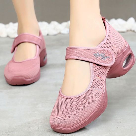 Giày thể thao giày chạy bộ đệm khí cho nữ giày khiêu vũ chống trượt đế mềm - ảnh sản phẩm 7