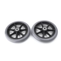 2pcs 6" Wheelchair Casters Small Cart Rollers Chair Wheels Accessories Furniture Protectors  Replacement Parts