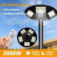 20000W/3000W ไฟโซล่าเซลล์ ไฟสนาม UFO ไฟถนนยูเอฟโอ ไฟถนนled กันน้ำ ป้องกันฟ้าผ่า Solar Street Light