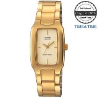 Time&amp;Time Casio Standard นาฬิกาข้อมือผู้หญิง สีทอง รุ่น LTP-1165N-9CRDF (ประกัน CMG)