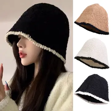 Fashion Cat Whisker Bucket Hat for Women Summer Plain Women