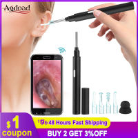 WiFi Otoscope 3.9mm Ear Cleaning Endoscope HD Wireless Ear Inspection Camera Kids Earwax Removal Tool for IOS Android System