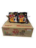 SAMYANG HOT CHICKEN FLAVOR Ramen Snack 90g สีดำ 1ลัง/บรรจุ 24 ซอง ราคาส่ง ยกลัง สินค้าพร้อมส่ง