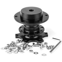 Universal Steering Wheel Quick Release Hub Adapter Snap Off Boss Kit - 6 Hole Racing Adapter Car Accessories