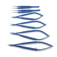 【YF】 12.5CM Titanium ophthalmic microsurgical instruments scissors/Needle holders /tweezers surgical tool