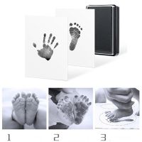 Environmental-friendly Baby Care Non-Toxic Baby Handprint Footprint Imprint Kit Baby Souvenirs Casting Newborn Footprint inkpad