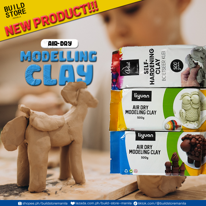 Hard Air Dry Modeling Clay ( Stoney / Cement Finish ) Air Dry Clay