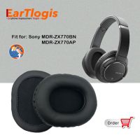 EarTlogis Replacement Ear Pads for Sony MDR ZX 770AP 770BN MDR-ZX770BN MDR-ZX770AP Headset Parts Earmuff Cover Cushion Cups