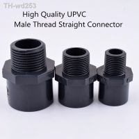 1-5pcs High Quality 1/2-2 Male Thread To 20mm-63mm Straight Connectors Durable UPVC Material Garden Irrigation Pipe Fittings