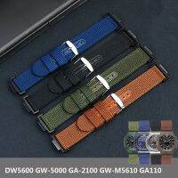 ❀ Modified Breathable Nylon Watch Band For C-ASIO GA110 GA-2100 DW5600 GW-5000 GW-5035 GW-M5610 Men Wristband Green Accessories