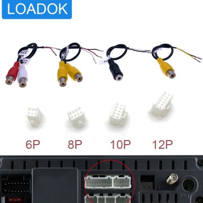 【hot】◙☈  6 8 10 12 Pin Car Stereo Receiver Radio Output Wire Aux In Cable Wiring DVD