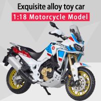 1:18 Honda Twin Adventure Alloy Diecast รถจักรยานยนต์รุ่นจักรยานของเล่นสำหรับคอลเลกชัน Model