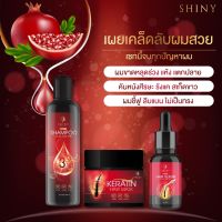 แชมพูชายนี่ shiny แชมพูสมุนไพร 2 in 1 ออแกนิค แชมพูผสมครีมนวด แชมพูสระผม ผมทำสี หัวพัง หัวหยาบ หัวหยิก