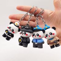 Panda Police Keychain