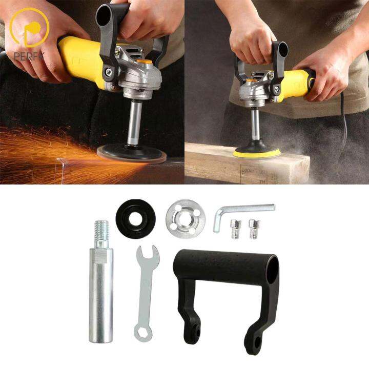 Perfk Angle Grinder Accessories with Handle Fittings Stable for Angle