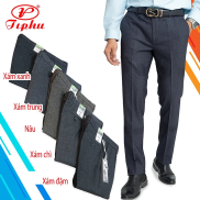 Quần tây nam công sở hiệu Amazing, form truyền thống, hoạ tiết vân chìm