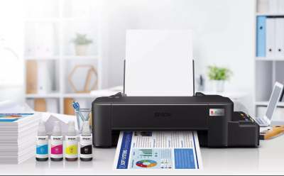 Printer Epson L121  เครื่องพิมพ์แท็งค์แท้ EcoTank L121 พิมพ์เร็ว ราคาประหยัด พร้อมหมึกใช้งาน 1 ชุด