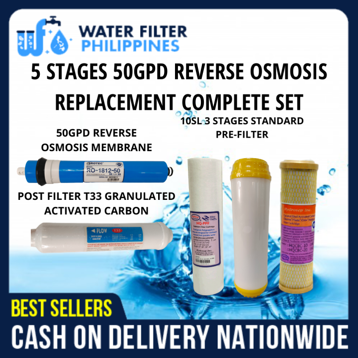 5 Stages Residential Reverse Osmosis 50 GPD Reverse Osmosis Filter