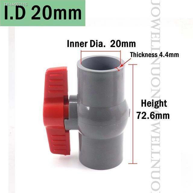 i-d-20-110mm-pvc-ball-valve-garden-irrigation-pipe-fittings-plastic-tube-joint-aquarium-water-fittings-ball-valve-connector