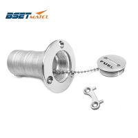 38 or 50mm Boat Hardware Fuel Deck Filler 316 marine grade stainless steel Key Cap boat accessories Socket yacht Caravans1.5" 2"