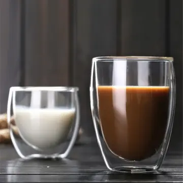 Nespresso Coffee Cup Double Wall Glass Coffee Mug Clear Insulated Espresso  Cups 85/150ml Heat-resistant Tea Cup Lead-free Glass