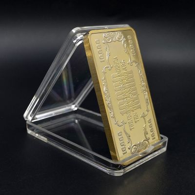 เหรียญทอง24K แท่งโลหะอเมริกาแท่งทองแท่งขนาด10000ดอลลาร์สหรัฐ