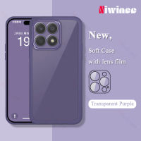 NIWINEE มีเคสโทรศัพท์โปร่งใสป้องกันกล้องสำหรับ X8A เกียรติยศ/X8 4G/เกียรติยศเคสกันกระแทกมือถือ X7นุ่มฝาหลังแบบใส X8a เกียรติ/X8 4G/X7