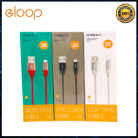 Orsen Eloop สายชาร์จ S31,S32,S33 สาย USB For iphone Cable / Micro USB และ Type C Data Cable