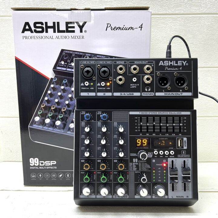 Mixer Ashley Better 4 Premium4 Original 4Channel USB Bluetooth