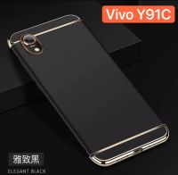 [ส่งจากไทย] Case Vivo V9 V7 V7Plus V5 V5S Y53 Y51 Y71 Y81 V5Plus Y91C ท้าย เคสประกบ3 ชิ้น เคสกันกระแทก สวยและบางมาก สินค้าใหม