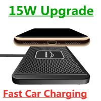 ZZOOI 15W  Wireless Charger Car Charger Wireless Charging Dock Pad For iPhone 13 12 11 Pro Max Samsung S9 S8 Fast Phone Car Chargers