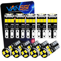 VANSSI 10pcs W5W T10 194 LED Bulbs 168 175 2825 Car Interior Dome Map Trunk Door Courtesy Lights Bulbs White RED Blue Yellow