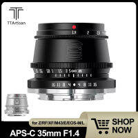 TTArtisan APS-C 35มม. F1.4 Lente E Mountcanon Rffuji Fx M43 Canon Mnikon Z L-Mount Manual Mirrorless Camera