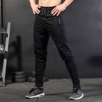 Sports Pants Mens Trousers Spring, Summer, Autumn Thin Trendy Stretch Casual Trousers Quick-Drying plus Size Straight Loose Sweatpants VCOdTH