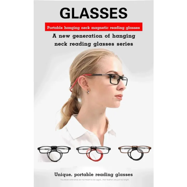 coolrich Portable neck hanging reading glasses Lazada PH