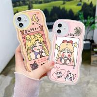 สำหรับ Infinix Note 12(G96) 12(G88) 12 Pro 12i 10 Pro 8 7 Lite เคส3D Sailor Moon ชานมน่ารักเด็กผู้หญิงเคสโทรศัพท์ TPU รูปตัว S ของแมว