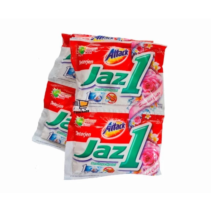 Diterjen Poder Rim Attack Jaz1 Deterjen Powder 50G Pesona Segar Semerbak Cinta 1 Renceng ...