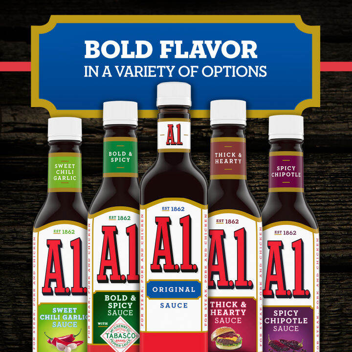 A1 Steak Sauce (Bold & Spicy / Original Steak Sauce / Thick & Hearty