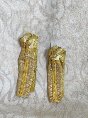 ชุดไทย สไบผ้าทองพร้อมสังวาลย์ สำหรับตุ๊กตาบาร์บี้/บลาย