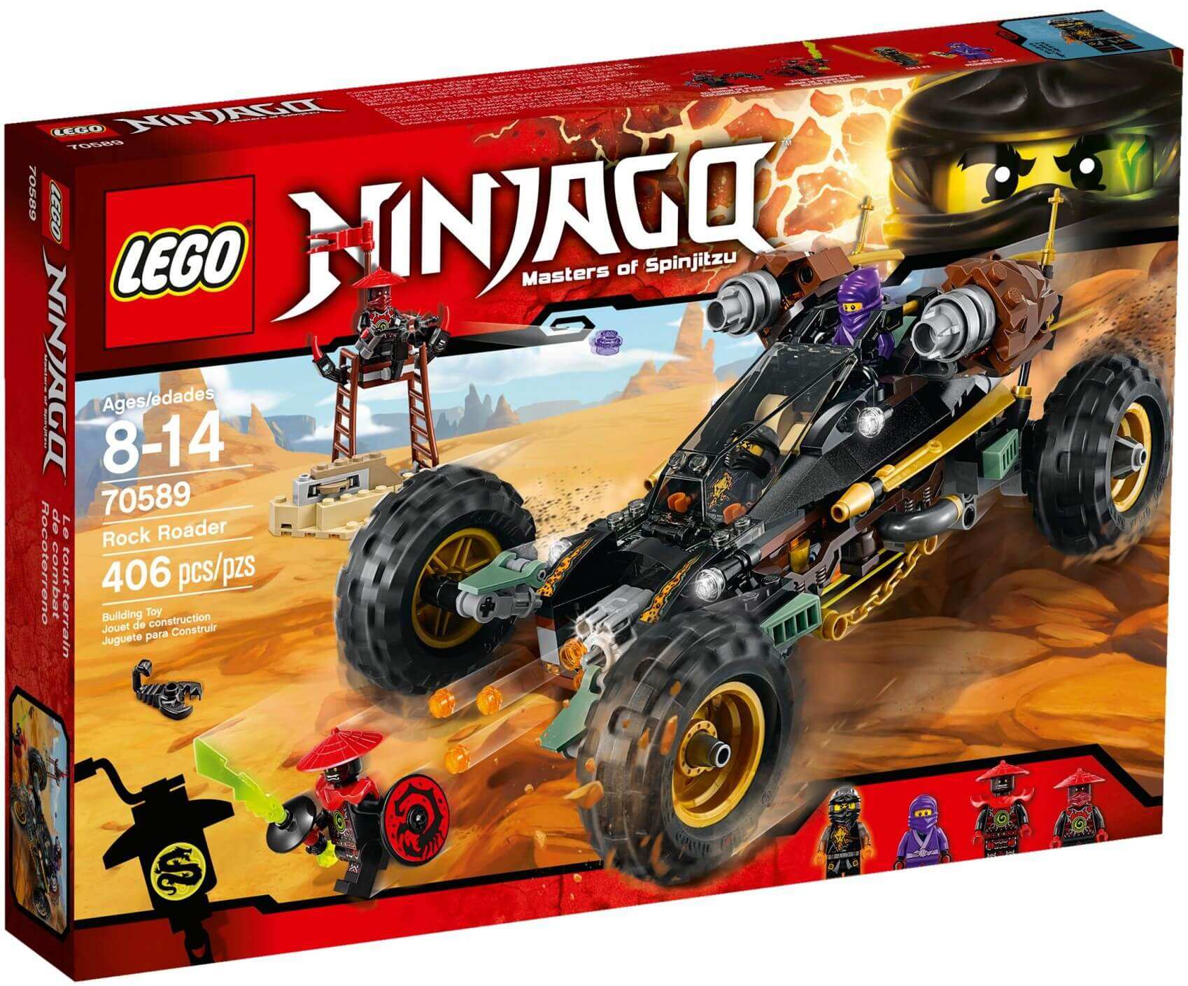Details about   Lego Ninjago Minifigure Cole RX Ninja From Set 70589 Minifig Rock Roader Bolt