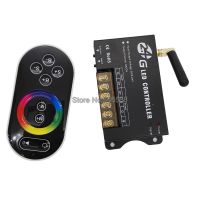 8A DC5-24V * 3CH 24A RGB LED Controller RF201พร้อมรีโมท RF Touch 2.4GHz สำหรับแถบ LED 5050หรือ RGB